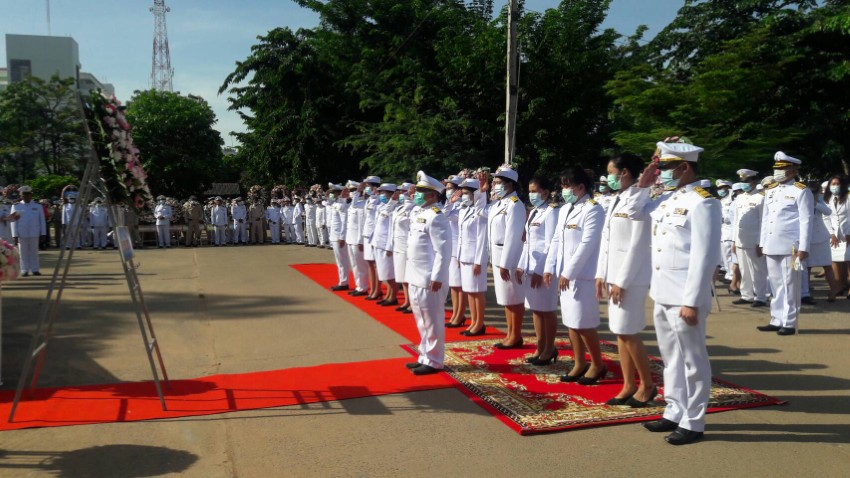 องค์การบริหารส่วนตำบลเขื่อน เข้าร่วมการจัดพระราชพิธีวันปิยะมหาราช วันที่ 23 ตุลาคม 2563