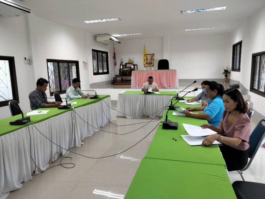 ประชุมควบคุมภายใน องค์การบริหารส่วนตำบลเขื่อน