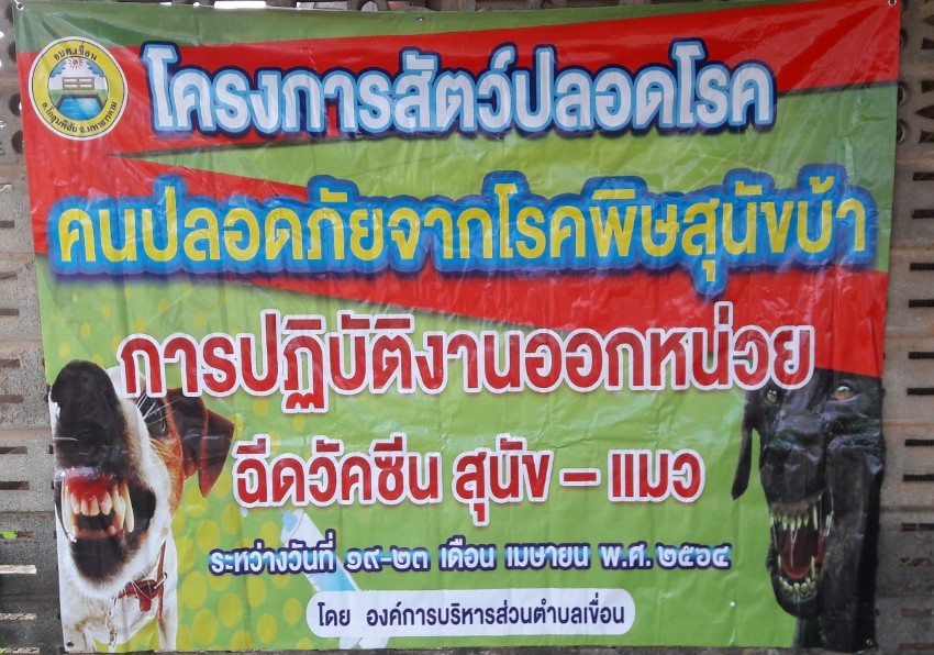 โครงการสัตว์ปลอดโรค คนปลอดภัยจากโรคพิษสุนัขบ้า ปี ๒๕๖๔